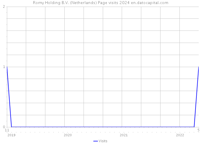 Romy Holding B.V. (Netherlands) Page visits 2024 