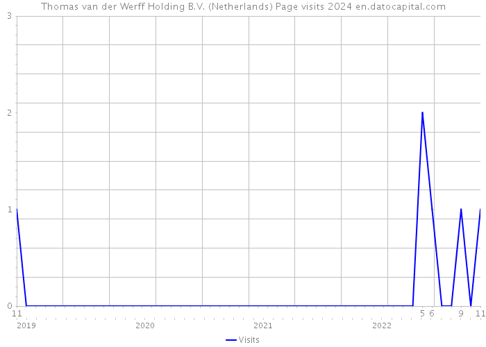 Thomas van der Werff Holding B.V. (Netherlands) Page visits 2024 