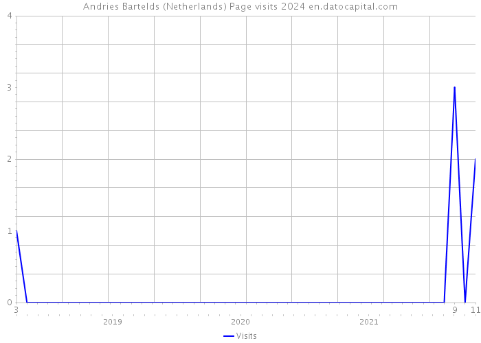 Andries Bartelds (Netherlands) Page visits 2024 