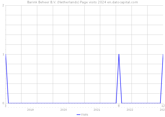 Barink Beheer B.V. (Netherlands) Page visits 2024 