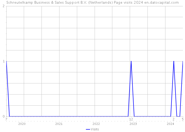 Schreutelkamp Business & Sales Support B.V. (Netherlands) Page visits 2024 