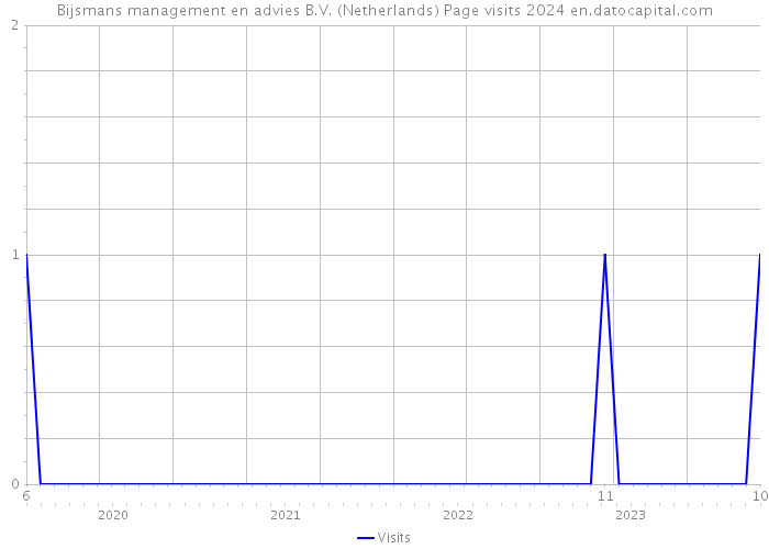 Bijsmans management en advies B.V. (Netherlands) Page visits 2024 