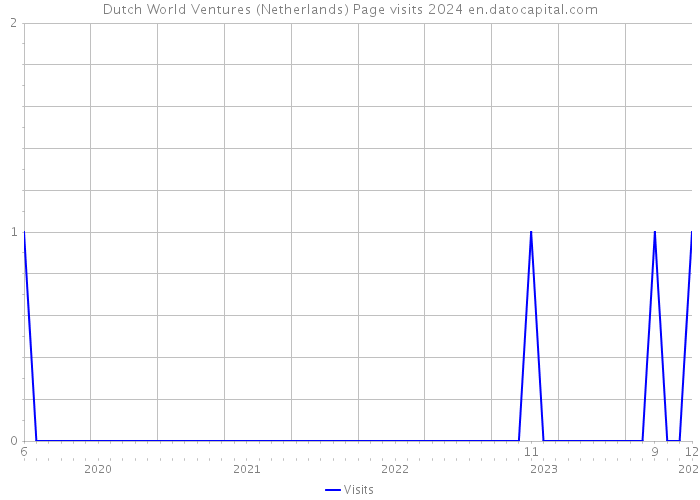 Dutch World Ventures (Netherlands) Page visits 2024 