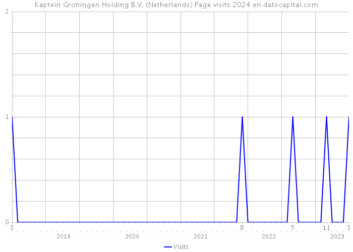 Kaptein Groningen Holding B.V. (Netherlands) Page visits 2024 