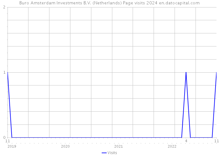Buro Amsterdam Investments B.V. (Netherlands) Page visits 2024 