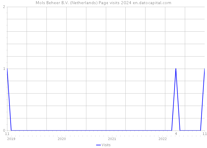 Mols Beheer B.V. (Netherlands) Page visits 2024 