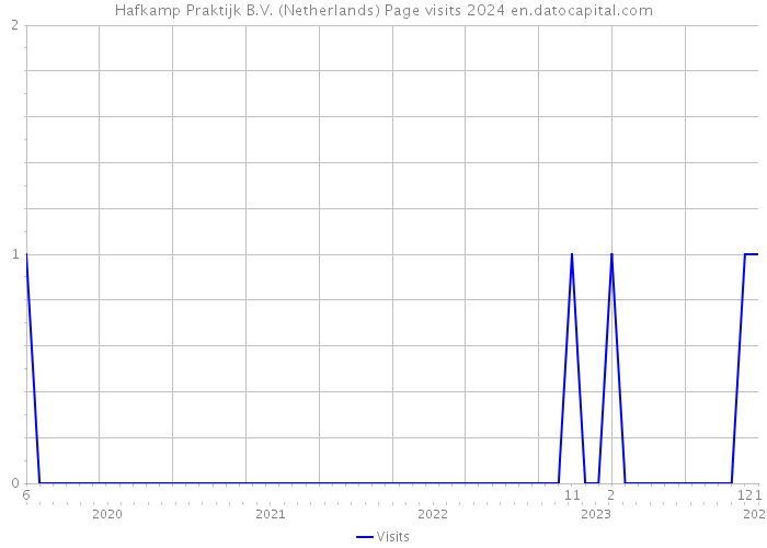 Hafkamp Praktijk B.V. (Netherlands) Page visits 2024 