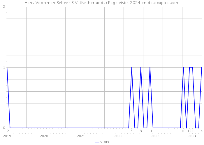 Hans Voortman Beheer B.V. (Netherlands) Page visits 2024 