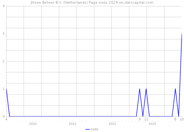 Jilisen Beheer B.V. (Netherlands) Page visits 2024 