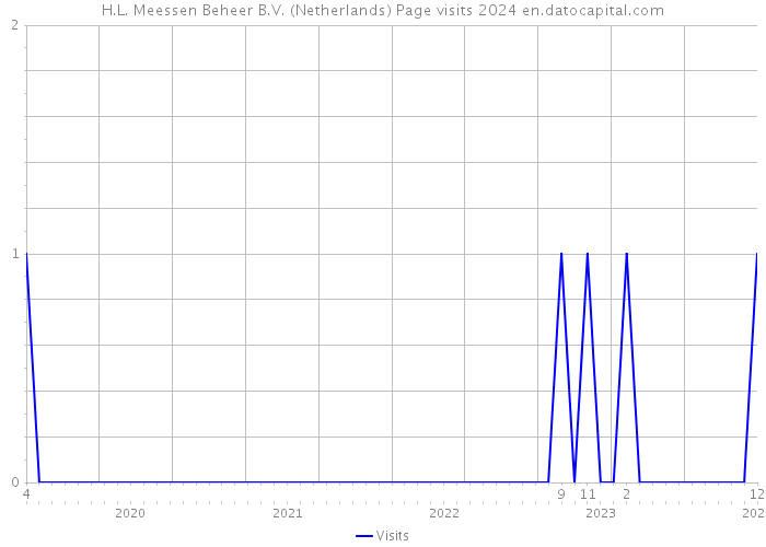 H.L. Meessen Beheer B.V. (Netherlands) Page visits 2024 