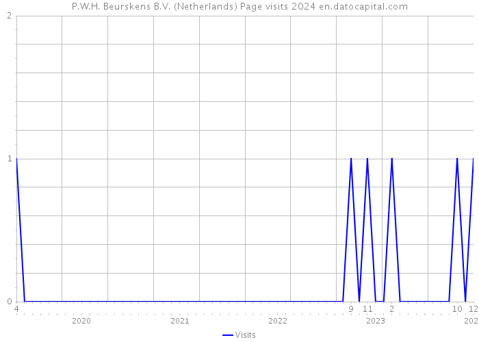P.W.H. Beurskens B.V. (Netherlands) Page visits 2024 
