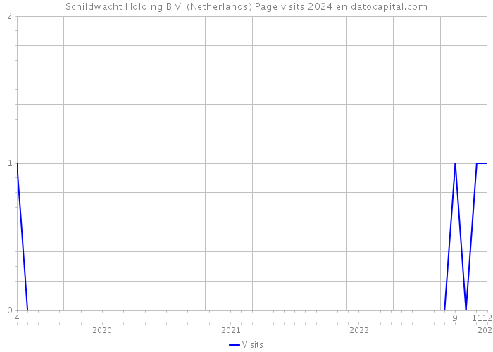 Schildwacht Holding B.V. (Netherlands) Page visits 2024 