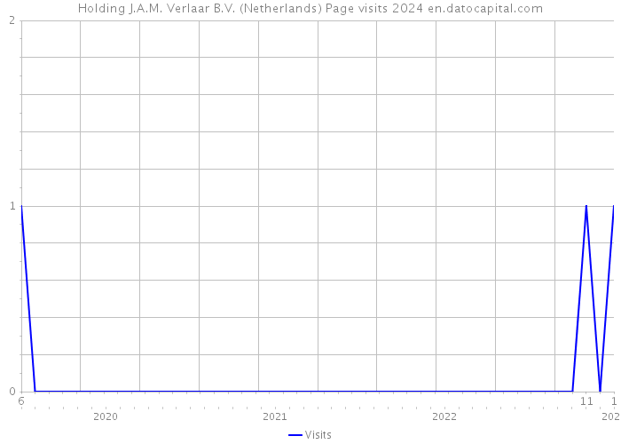 Holding J.A.M. Verlaar B.V. (Netherlands) Page visits 2024 
