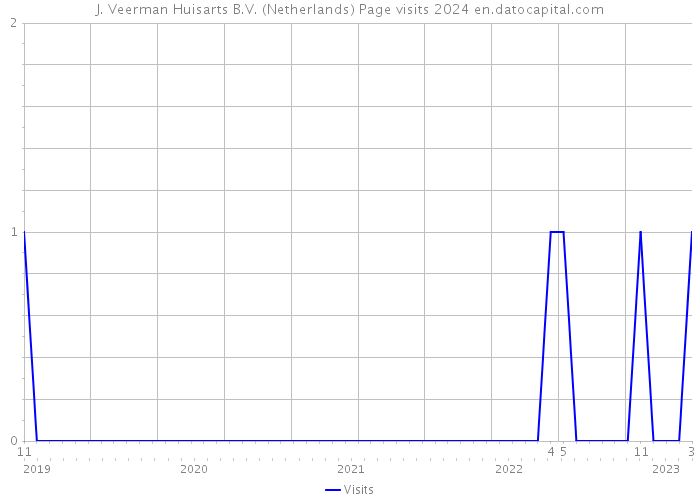 J. Veerman Huisarts B.V. (Netherlands) Page visits 2024 