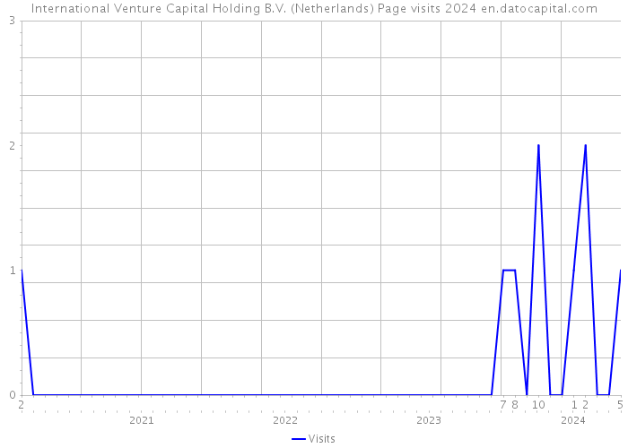 International Venture Capital Holding B.V. (Netherlands) Page visits 2024 