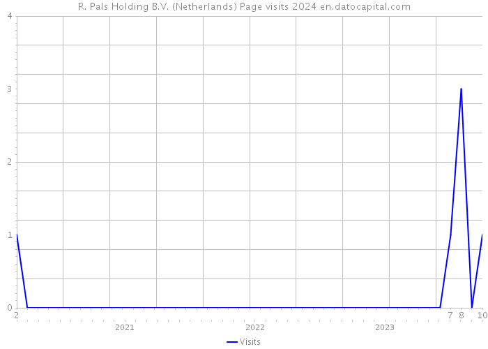 R. Pals Holding B.V. (Netherlands) Page visits 2024 