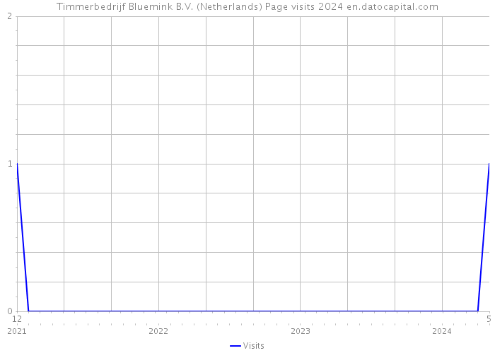 Timmerbedrijf Bluemink B.V. (Netherlands) Page visits 2024 
