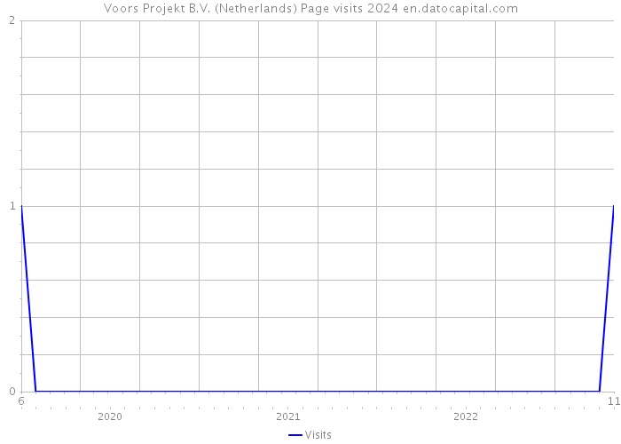 Voors Projekt B.V. (Netherlands) Page visits 2024 