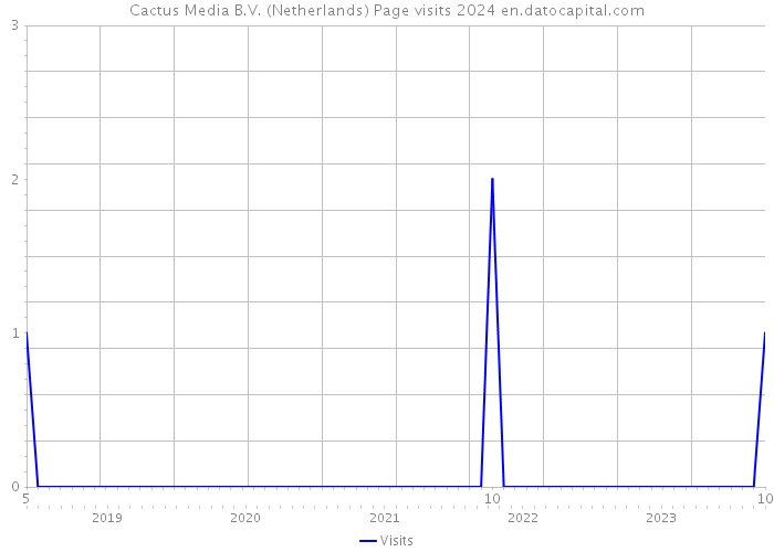 Cactus Media B.V. (Netherlands) Page visits 2024 