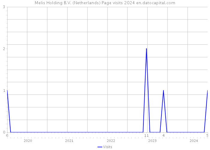 Melis Holding B.V. (Netherlands) Page visits 2024 