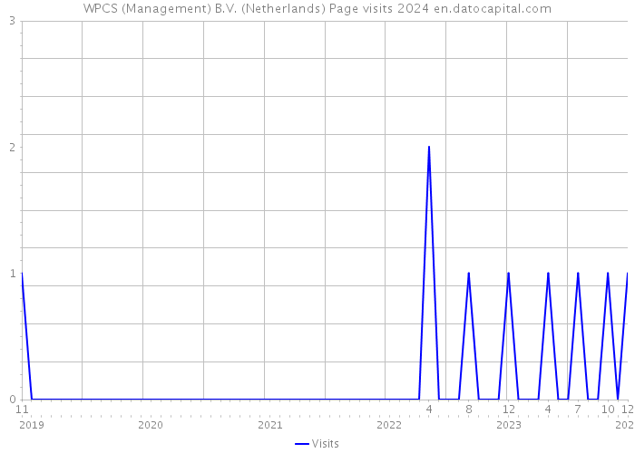 WPCS (Management) B.V. (Netherlands) Page visits 2024 