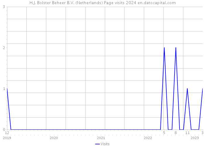 H.J. Bolster Beheer B.V. (Netherlands) Page visits 2024 