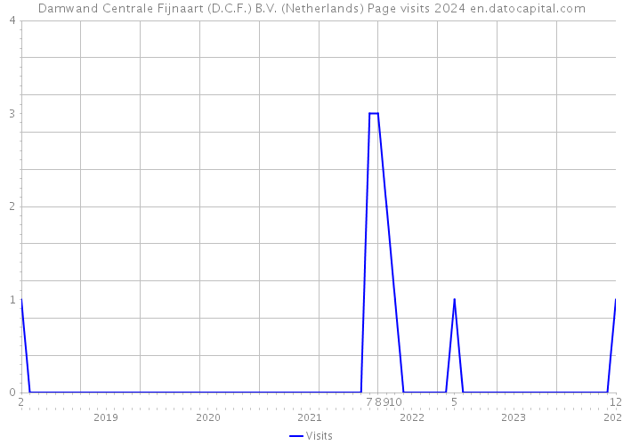Damwand Centrale Fijnaart (D.C.F.) B.V. (Netherlands) Page visits 2024 