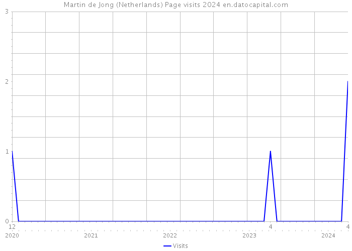 Martin de Jong (Netherlands) Page visits 2024 