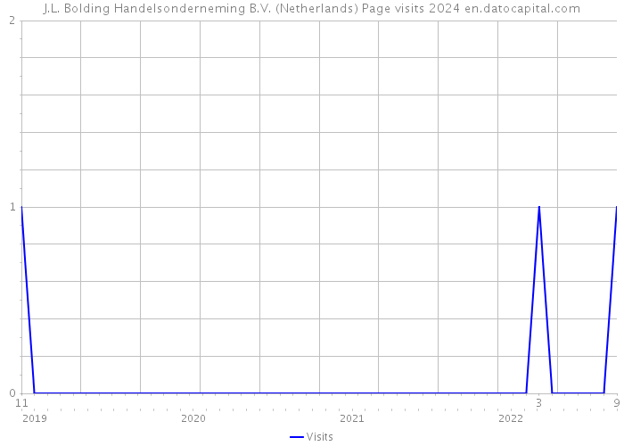 J.L. Bolding Handelsonderneming B.V. (Netherlands) Page visits 2024 