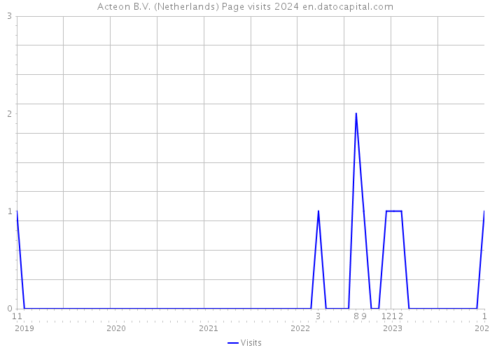 Acteon B.V. (Netherlands) Page visits 2024 