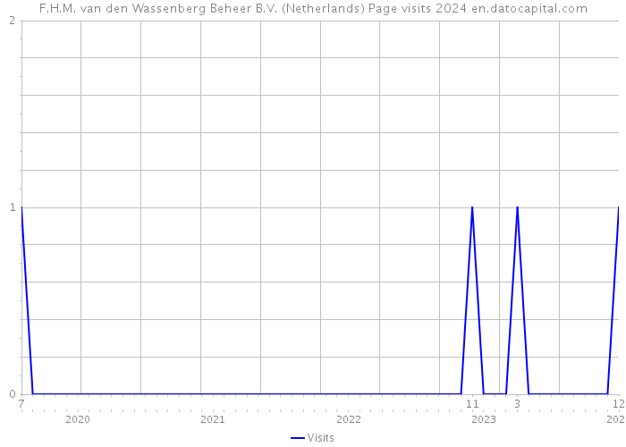 F.H.M. van den Wassenberg Beheer B.V. (Netherlands) Page visits 2024 