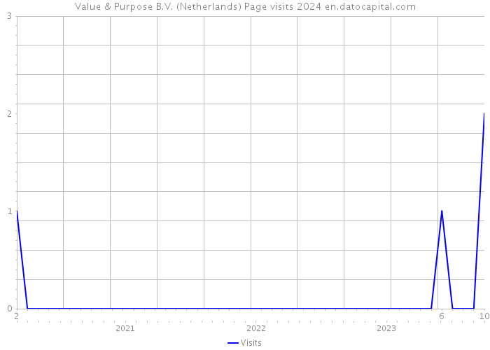 Value & Purpose B.V. (Netherlands) Page visits 2024 