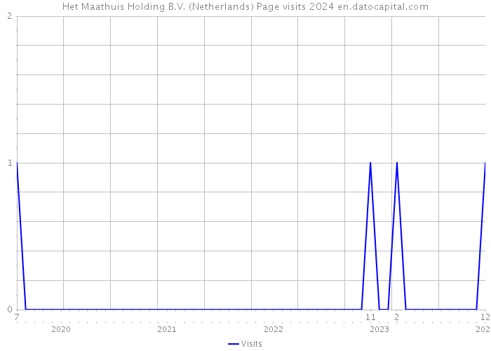 Het Maathuis Holding B.V. (Netherlands) Page visits 2024 