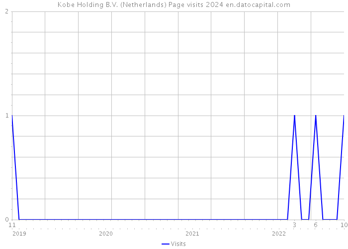 Kobe Holding B.V. (Netherlands) Page visits 2024 