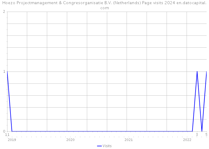 Hoezo Projectmanagement & Congresorganisatie B.V. (Netherlands) Page visits 2024 