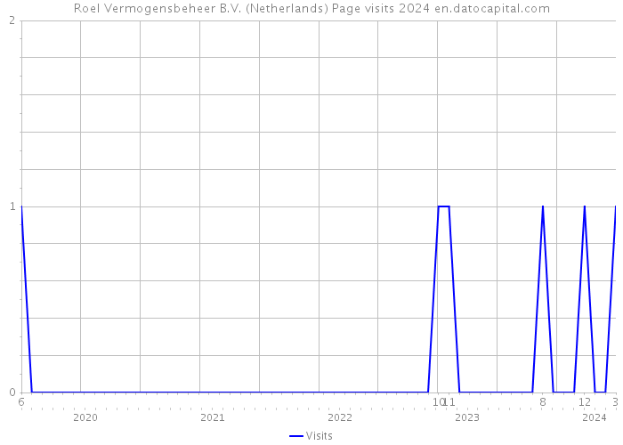 Roel Vermogensbeheer B.V. (Netherlands) Page visits 2024 