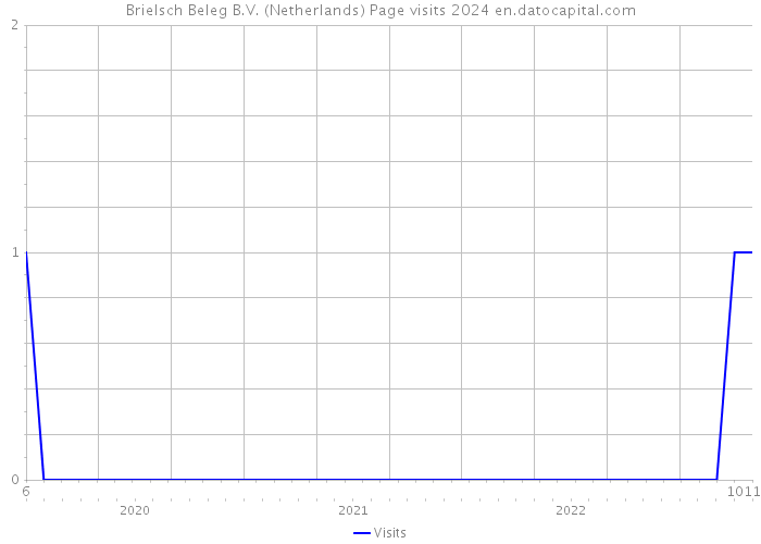 Brielsch Beleg B.V. (Netherlands) Page visits 2024 