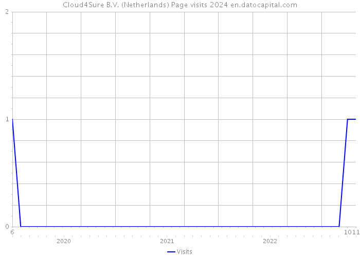 Cloud4Sure B.V. (Netherlands) Page visits 2024 