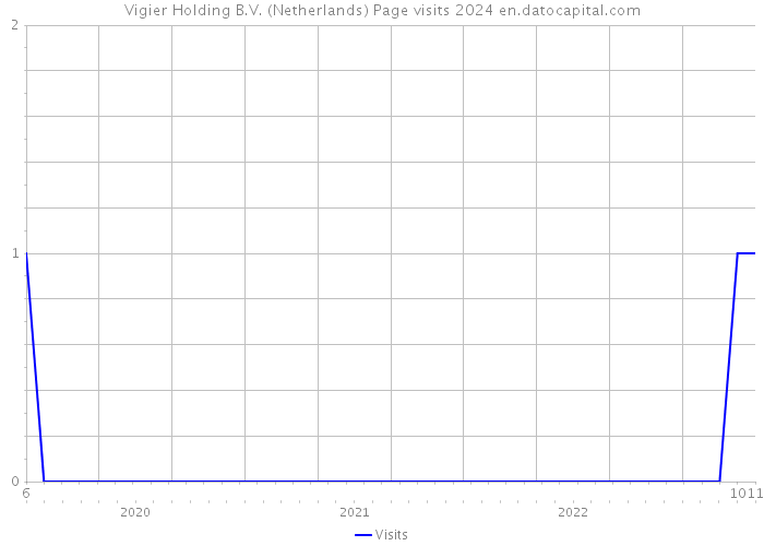 Vigier Holding B.V. (Netherlands) Page visits 2024 