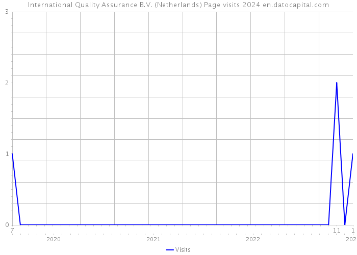 International Quality Assurance B.V. (Netherlands) Page visits 2024 