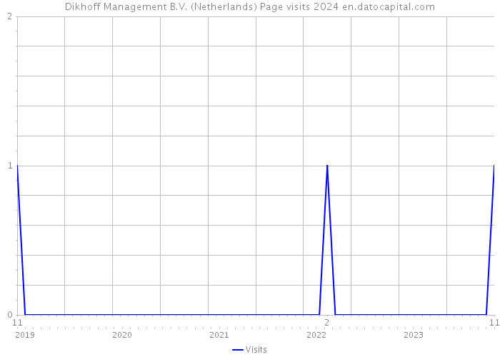 Dikhoff Management B.V. (Netherlands) Page visits 2024 