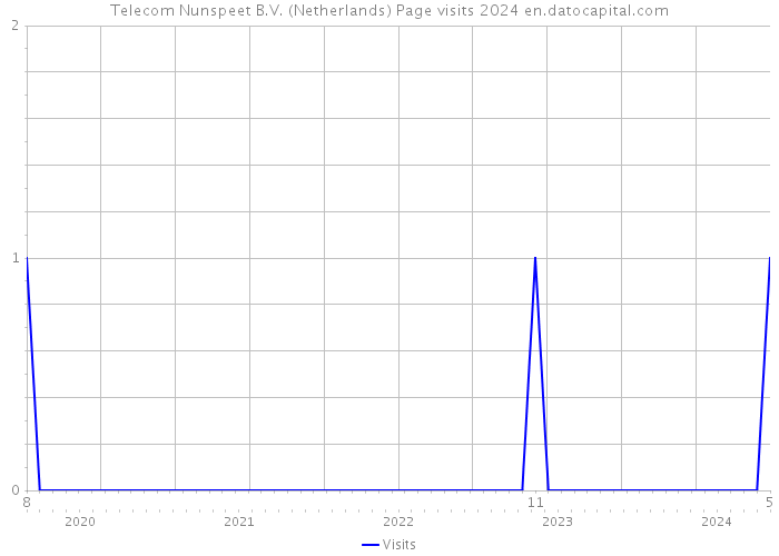 Telecom Nunspeet B.V. (Netherlands) Page visits 2024 