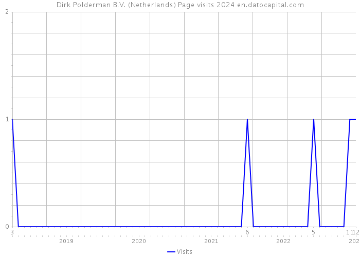 Dirk Polderman B.V. (Netherlands) Page visits 2024 