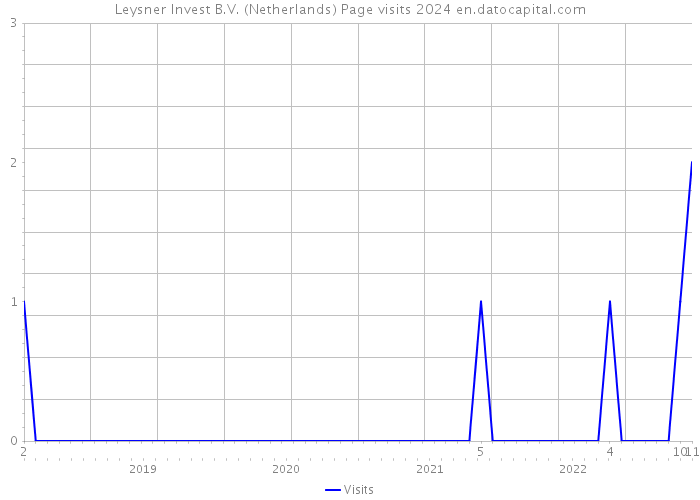 Leysner Invest B.V. (Netherlands) Page visits 2024 