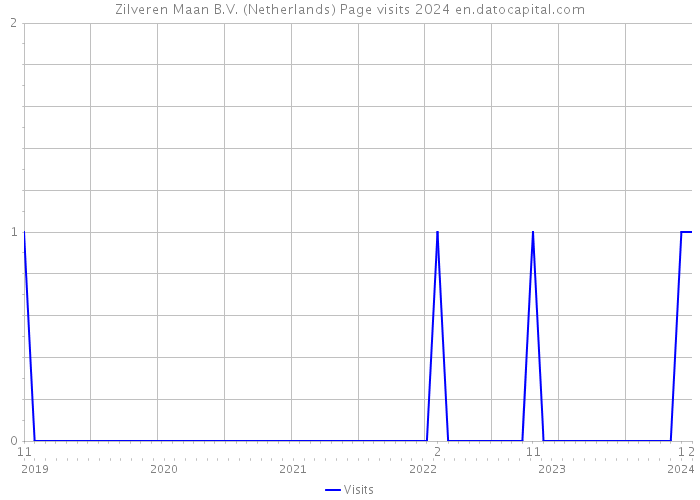 Zilveren Maan B.V. (Netherlands) Page visits 2024 