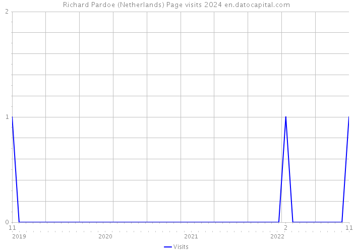 Richard Pardoe (Netherlands) Page visits 2024 