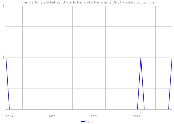 Twan Verhofstadt Beheer B.V. (Netherlands) Page visits 2024 
