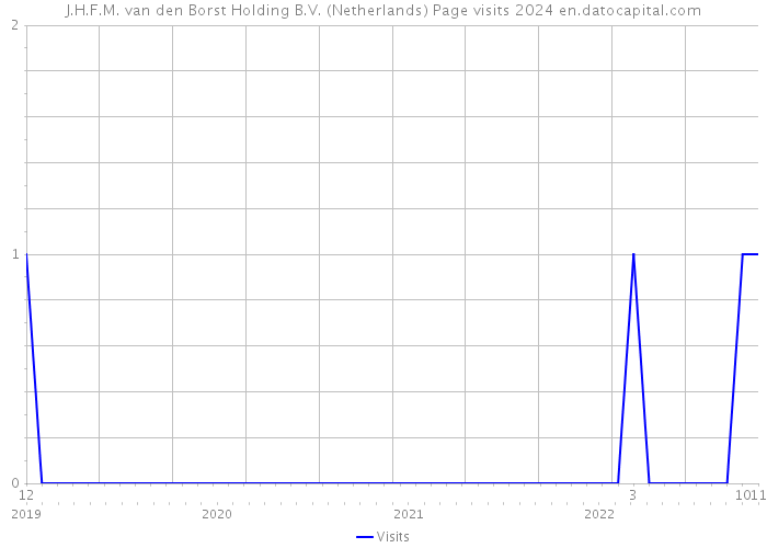 J.H.F.M. van den Borst Holding B.V. (Netherlands) Page visits 2024 