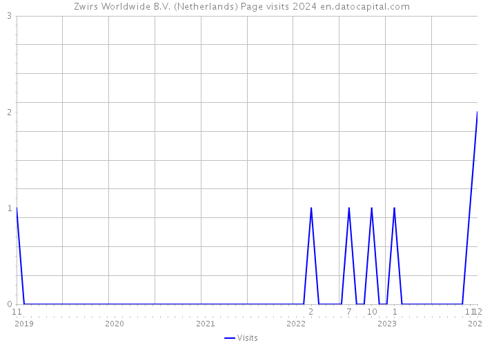 Zwirs Worldwide B.V. (Netherlands) Page visits 2024 