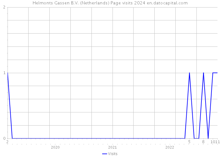 Helmonts Gassen B.V. (Netherlands) Page visits 2024 